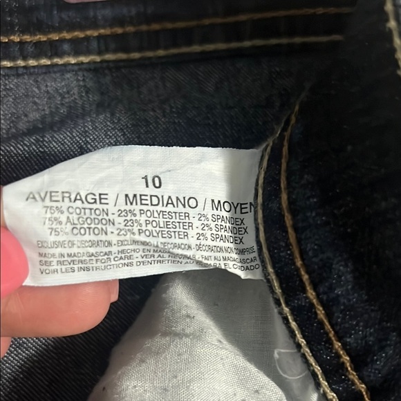 Gloria Vanderbilt Dark Denim Straight Leg Jeans AMANDA - Picture 8 of 9